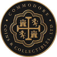 Commodore Coins and Collectibles, LTD Coin Logo