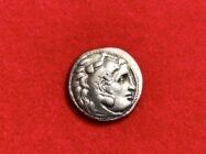 Alexander the great drachma silver