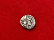 Apollo silver denarius coin