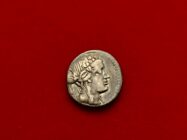 Ancient Rome mint silver denarius