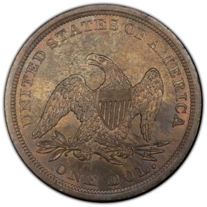 Superb 1840 Seated Liberty Dollar - NGC MS-61 - Toned