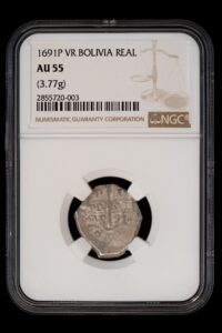 1691 Potosi 1 Real NGC AU55 Finest Known!