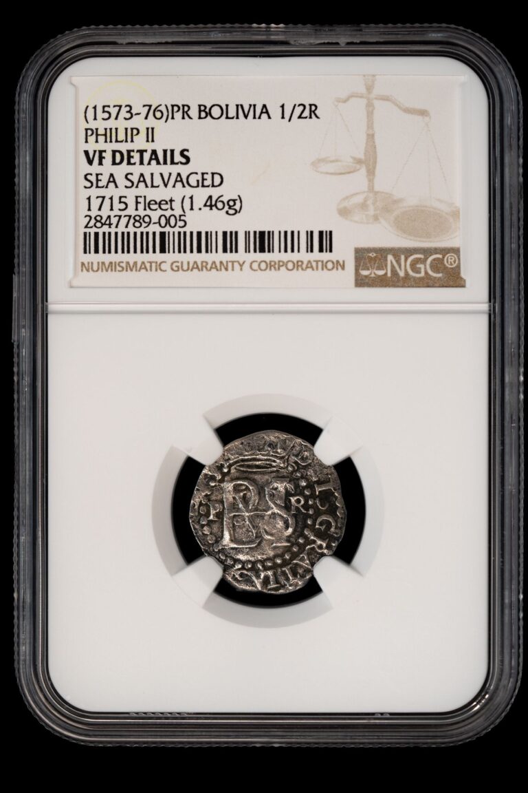 1573-76 Potosi 1/2 Real NGC VF Details - 1715 Fleet | Commodore Coins ...