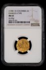 1700-13 Colombia 2E NGC MS 63- Likely 1715 Fleet!