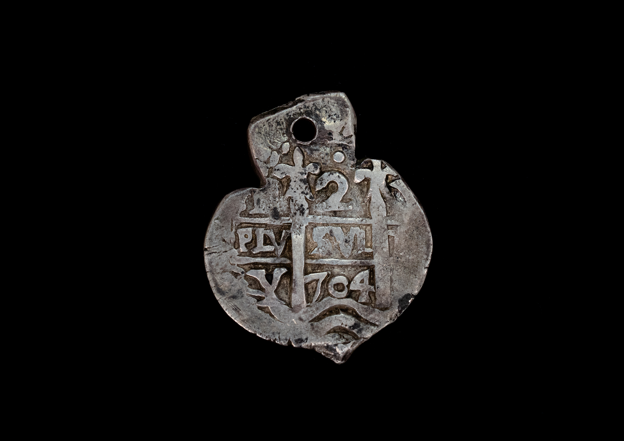 Rare 1704 Potosi Bolivia 2 Reales Heart Shaped “Corazón” - Double Dated ...