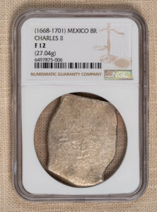 Mexico 8 Reales silver spanish cob 1668-1701
