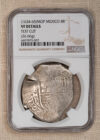 1634-1665 Mexico 8 Reales test cut NGC VF Details