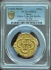 Finest known Seville 4 Escudos PCGS MS-62