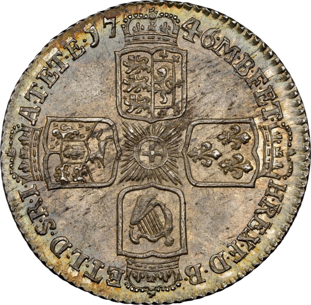 1746 Lima six pence rev.