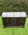 Large German Wooden Chest Dated 1715 Fleet