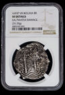 1693 Potosi 8 reales shipwreck cob NGC