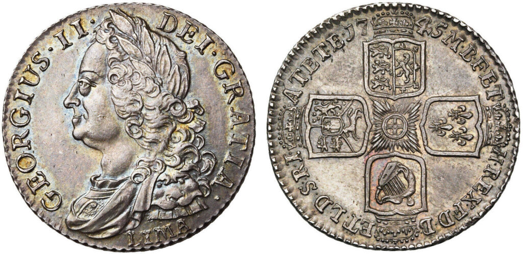 British Lima Sixpence