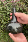 17th century dutch onion bottle glass rum and wine bottle