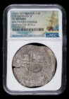 1651-52 Potosi Capitana Shipwreck 8 Reales NGC VF Details 