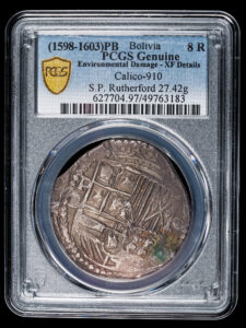 1598-1603 Potosi 8 Reales PCGS XF Details