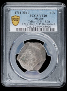 1714 Mexico 4 Reales PCGS VF20 - 1715 Fleet 