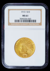 1913 $10 Indian NGC MS61