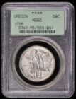 1928 50 Cent Oregon Trail Commemorative PCGS MS65 - Old Green Holder