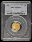 1929 $2.5 Indian PCGS MS63 