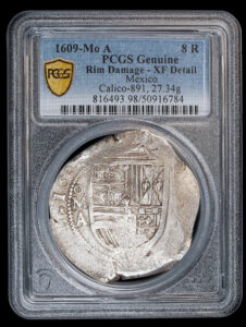 1609 Mexico 8 Reales PCGS XF Details - Very Rare!