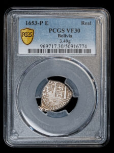 1653 1 Real PCGS VF30 Transitional Type - Finest Known!