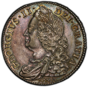 1746 British Lima Half Crown