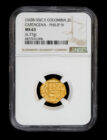 1628-35 Cartagena 2 Escudos NGC MS63