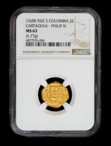 1628-35 Cartagena 2 Escudos NGC MS63