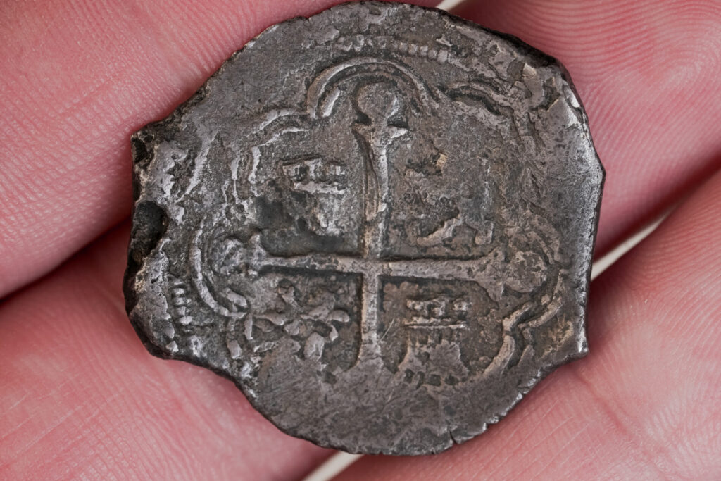 1618-28 Mexico 4 Reales from the Lucayan Beach Wreck