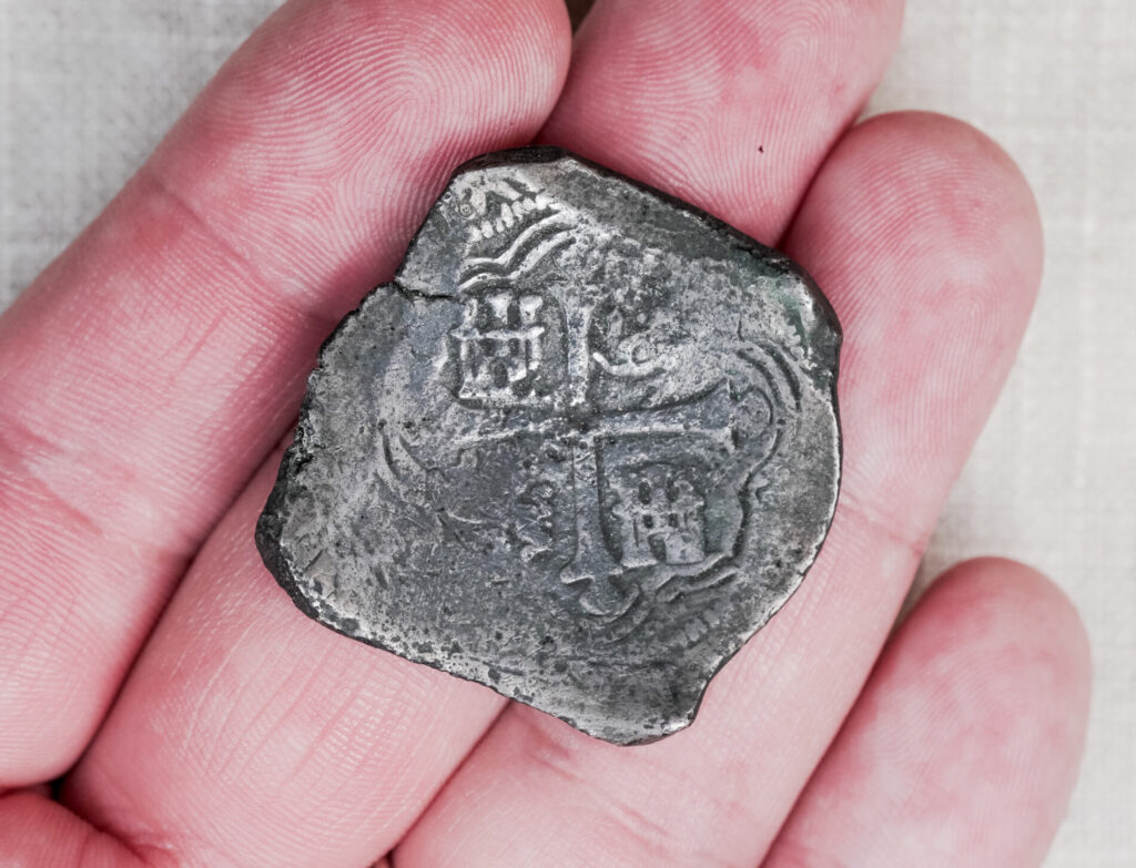 1618-28 Mexico 8 Reales from the Lucayan Beach Wreck