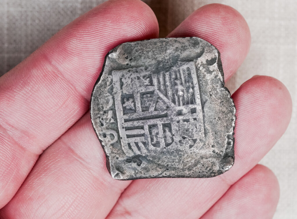 1618-28 Mexico 8 Reales from the Lucayan Beach Wreck