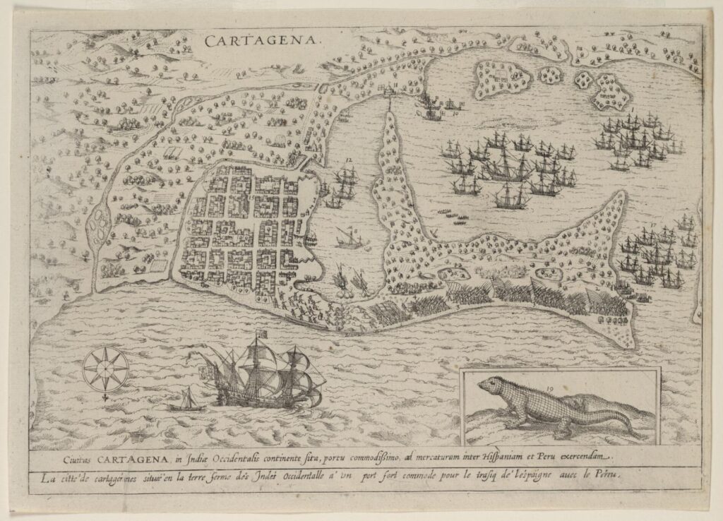 Map of Cartagena