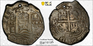 1656 Potosi 8 Reales PCGS VF Detail