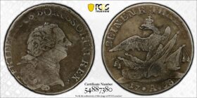 1765 Prussia 1/2 Thaler PCGS F Detail