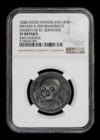 1828 Minard-II-359 Variety, St. Servatius’s Church Lead Funeral Token memento mori skull