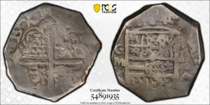 1611-13 Granada 2 Reales PCGS VF30