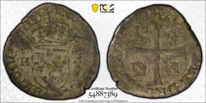1578 French 1 Douzain PCGS VF30
