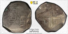 1634-65 Mexico 8 Reales PCGS F Details