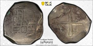 1634-65 Mexico 8 Reales PCGS F Details