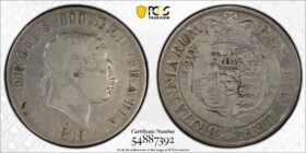 1818 Great Britain 1/2 Crown PCGS VG Detail