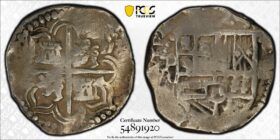 1574-76 Potosi 4 Reales PCGS VF Details