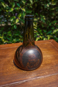 Dutch painted bottle