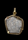 1598-1621 Grenada 2 Reales Pendant in 14K Bezel