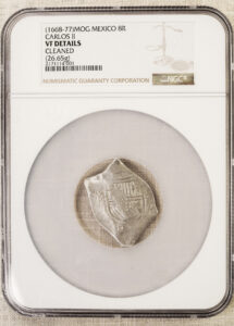 1668-77 Mexico 8 Reales NGC VF Details