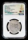 1556-98 Granada 4 Reales NGC AU Details - Santiago Wreck