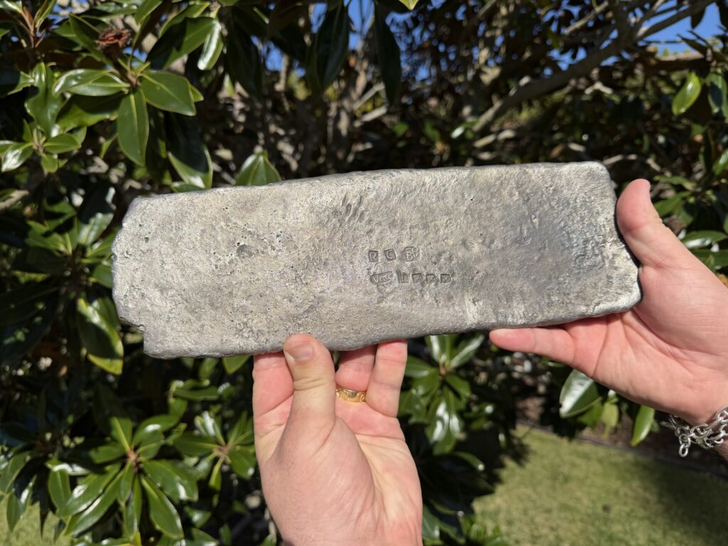 1525 Tumbaga Shipwreck Silver Bar with COA