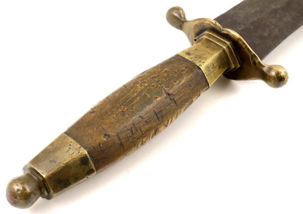 Large Spanish Colonial Fighting Dagger ~ Possibly a Naval Dirk ~ American Revolution Era