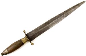 Large Spanish Colonial Fighting Dagger ~ Possibly a Naval Dirk ~ American Revolution Era