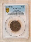 1625-72 Copper Rechenpfennig Skull Token PCGS AU53 - Finest Known
