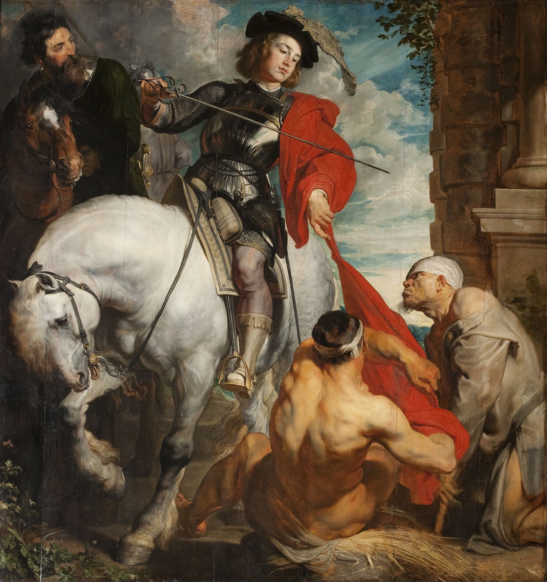 Saint Martin dividing his cloak